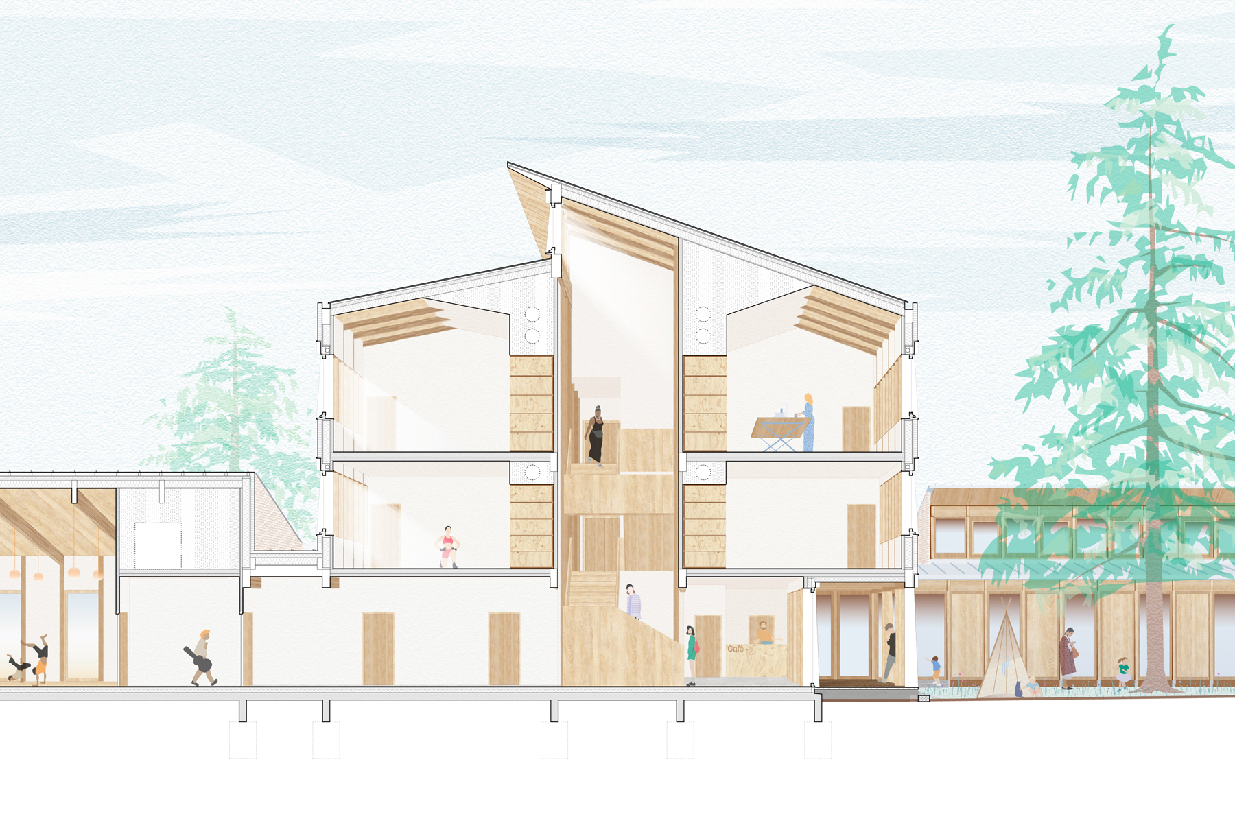 EspaceculturelLeCèdre 文化建筑设计丨法国-37