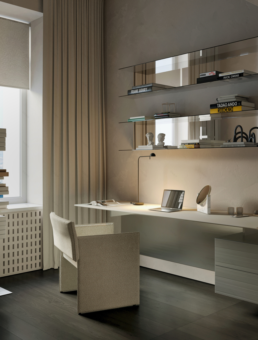 本茶公寓(注:Honchara可能是特定名称,若有更准确信息可使翻译更精准) 丨乌克兰基辅丨Alexey Gulesha,Sergey Molchanov-23