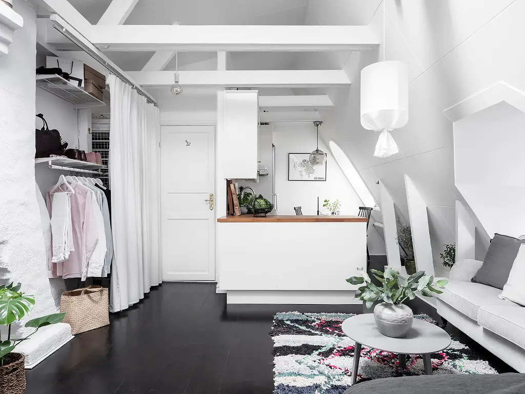 简约瑞典工作室 舒适睡眠空间-6