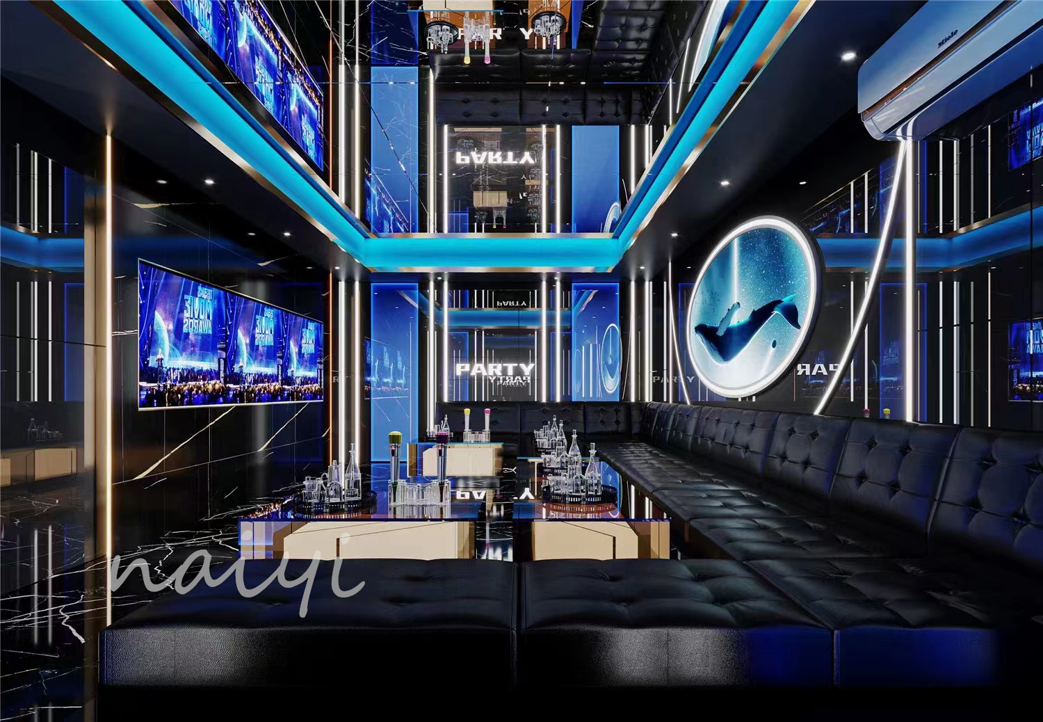 KTV设计案例——声音永传动，追寻记忆的流金-1