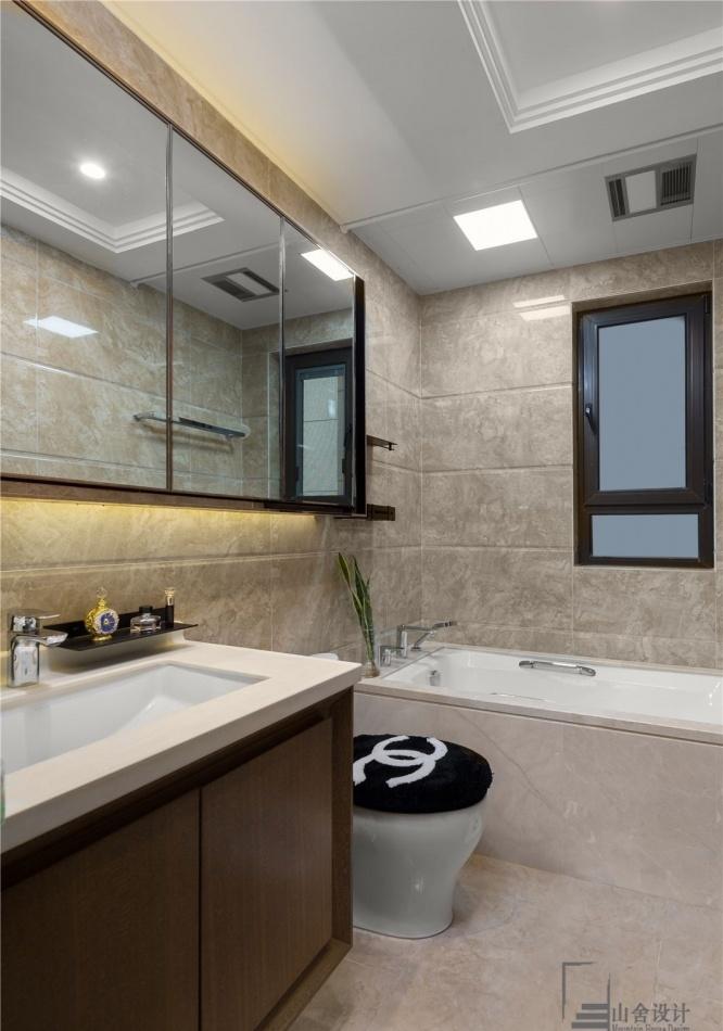 黑白基调的现代家居空间，书柜电视墙展现高雅品味-22