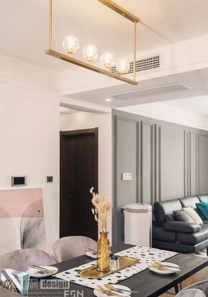 三室两厅的轻奢浪漫空间,互动式设计展现生活美学-58