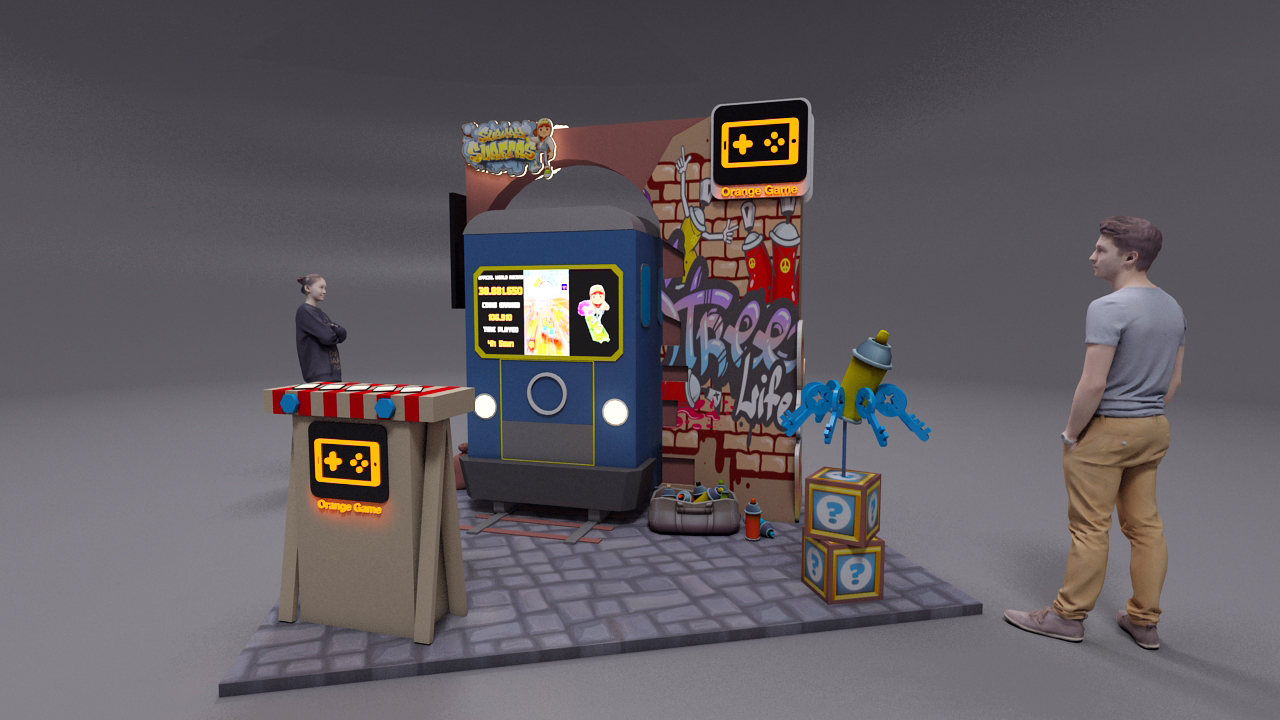 橙色游戏展位-7