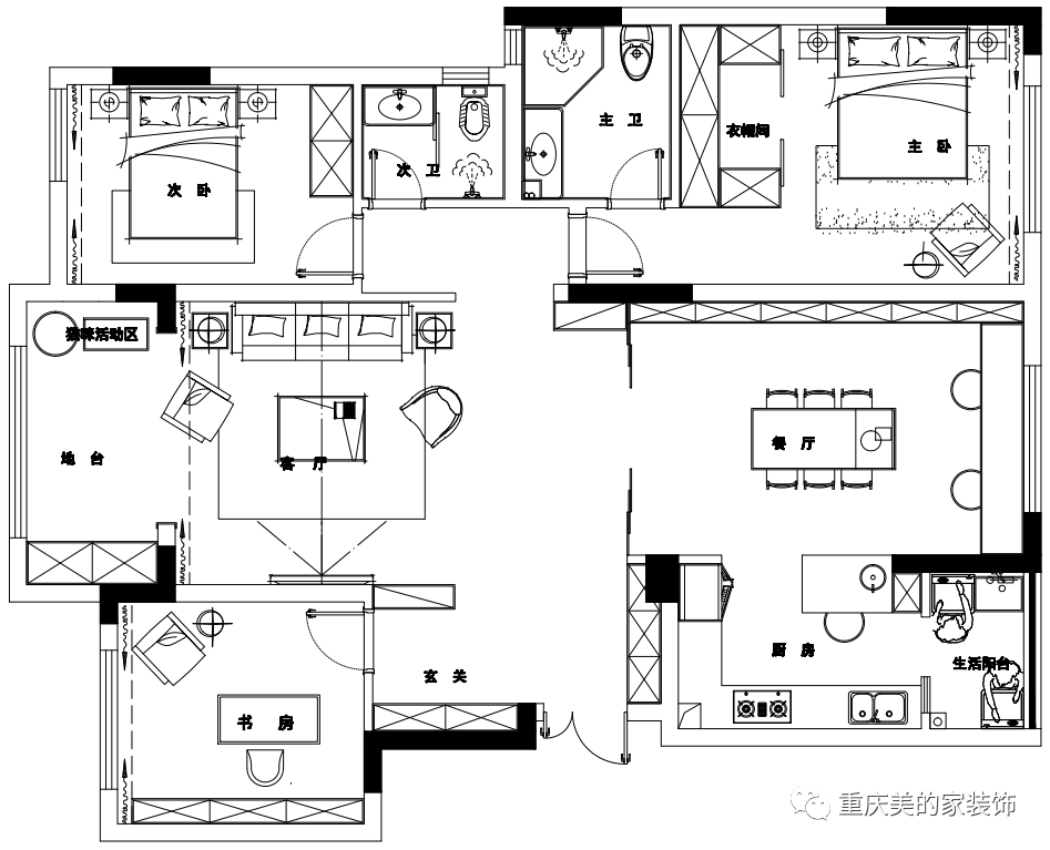 极简新婚宅，呈现 90 后夫妻的现代美学生活-51