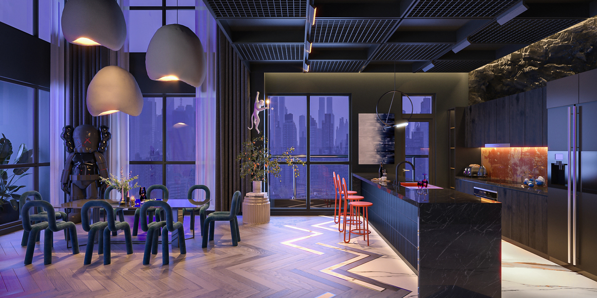 LACK·B 复式公寓-7