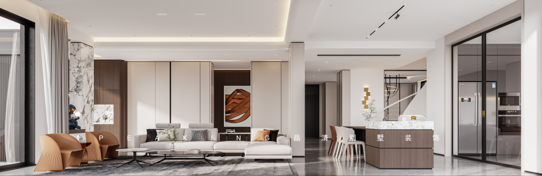 自然塑境 · 738㎡现代温润之家丨品清别墅装饰(无锡)分公司-20