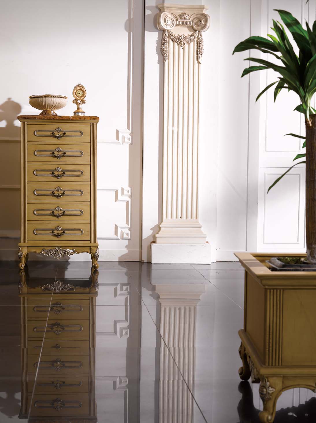 高清古典美式风格 卧室客厅餐厅书房家具场景图片素材-4-13