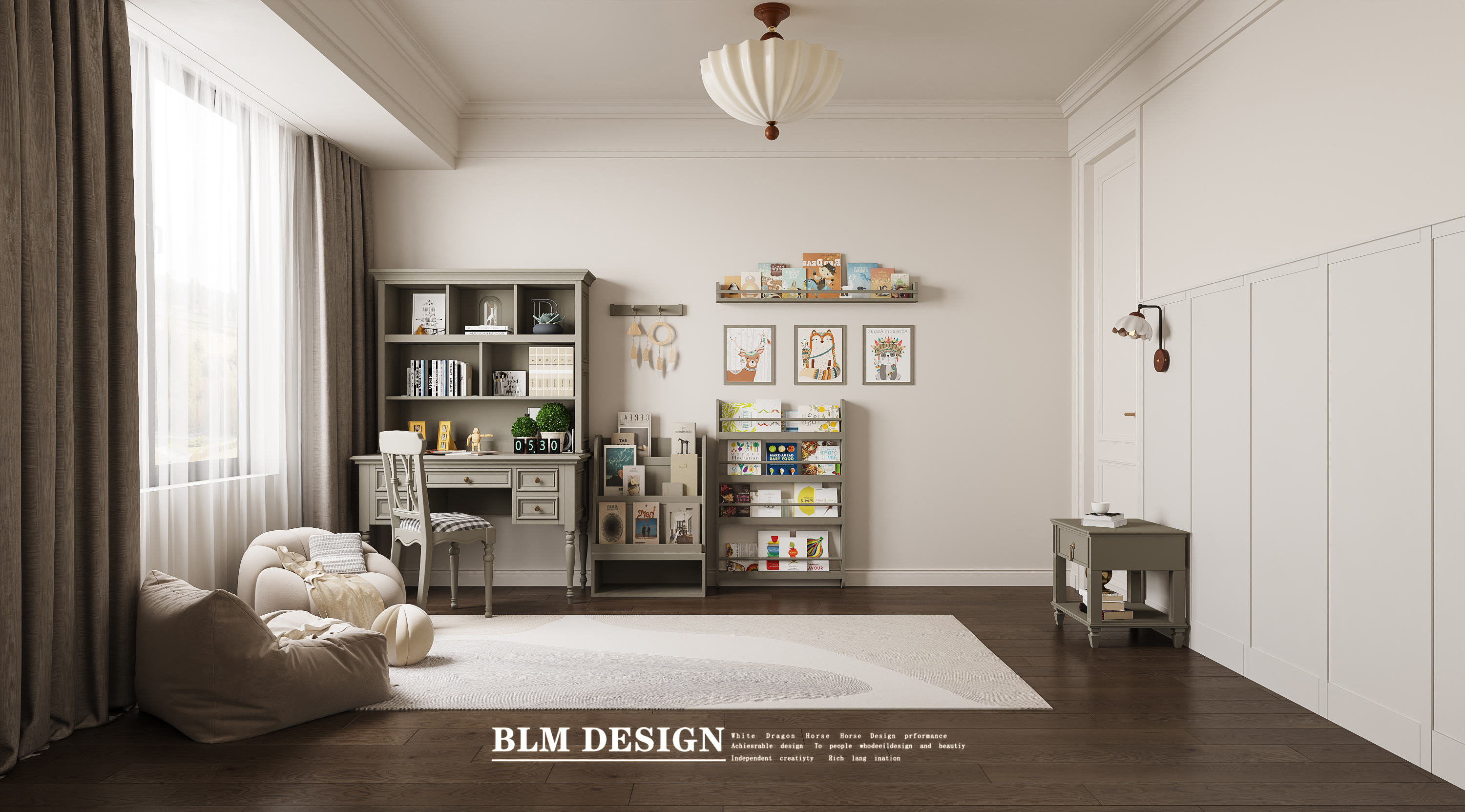 法式复古——白龙马效果图-4