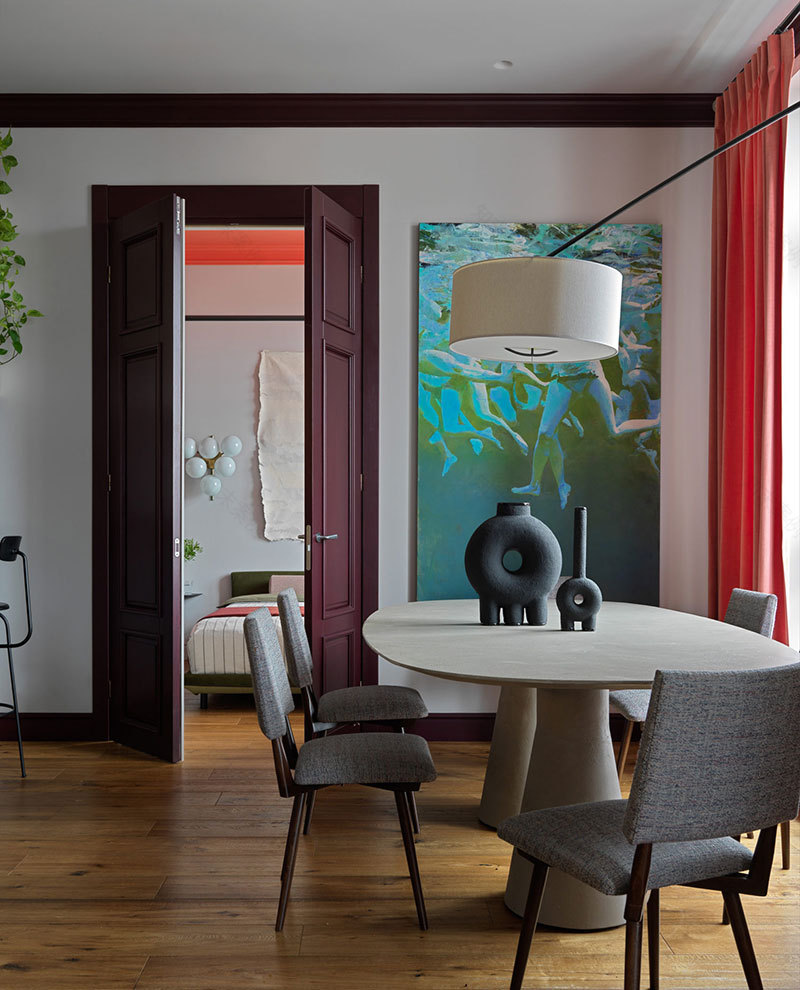 莫斯科设计师大胆用色打造活力家居-7