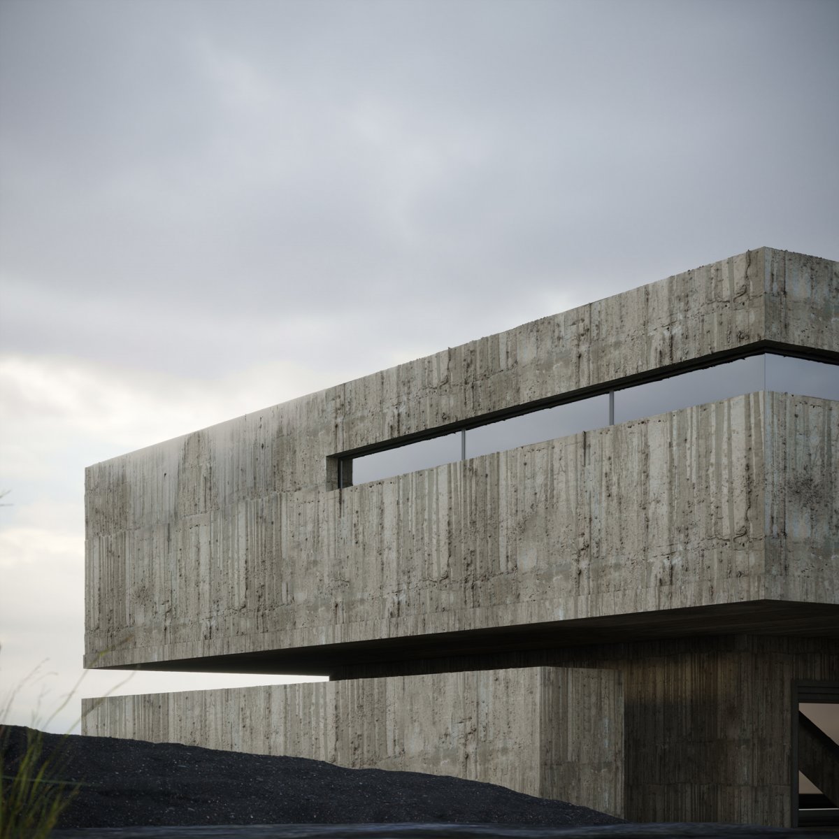 混凝土中的黑色沙滩 | 开罗设计师 Mahmoud Sherif 的创意之作-6