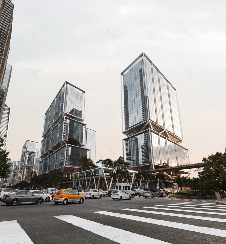 武汉长江中心C地块项目国际竞赛丨中国武汉丨line+建筑事务所-21