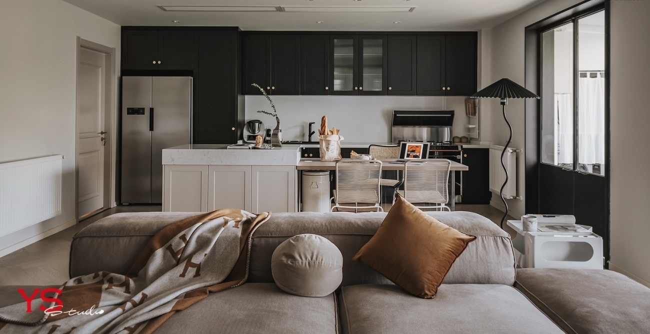 奶咖色之家 · 融合复古与极简的一室设计丨中国重庆-43