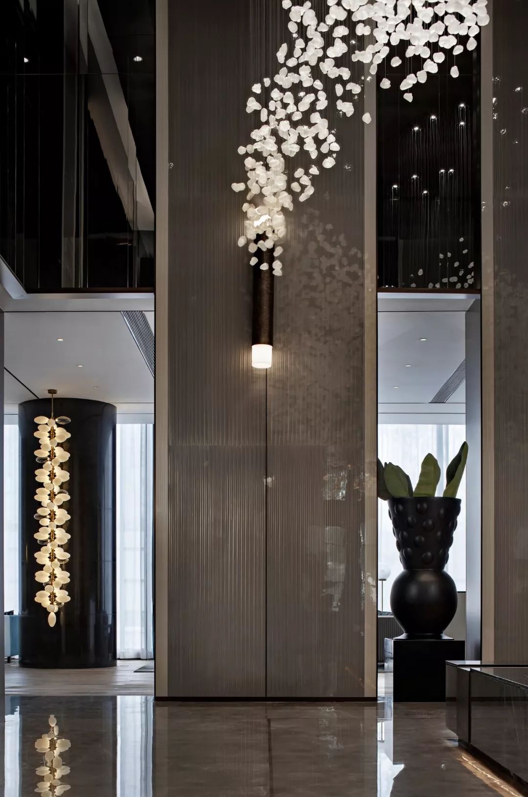 西安万科翡翠国宾营销中心 | 现代优雅的 New Art Deco 空间-14