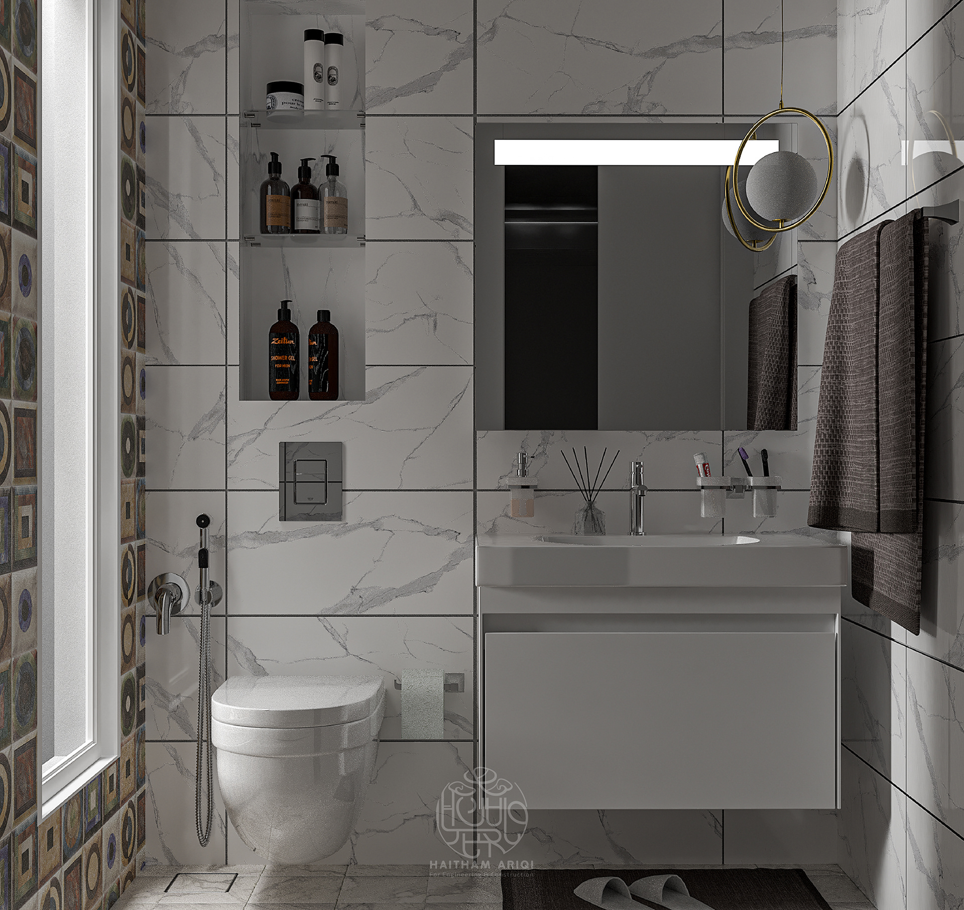 简约风格公寓丨也门萨那丨Haitham Ariqi-20