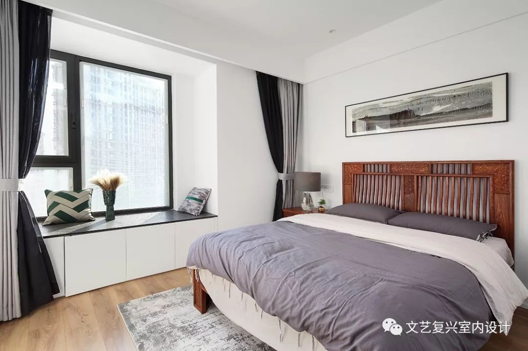 现代禅意新中式——90 后业主的婚房设计-44