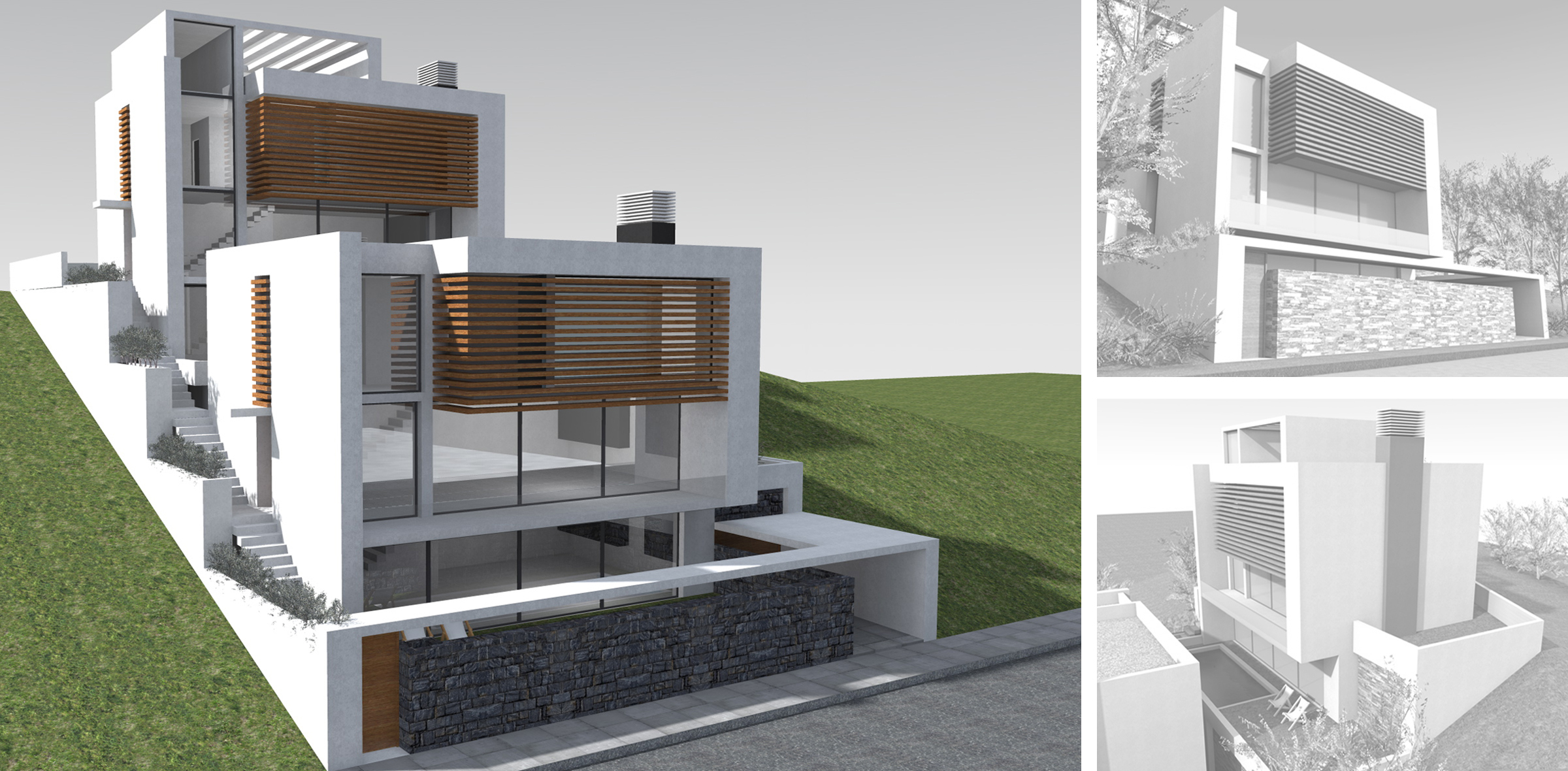 全景视野中的双宅设计-6