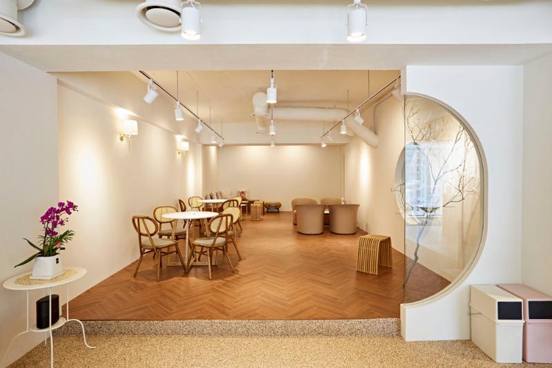 50 平温馨烘焙咖啡馆，韩式简约风格室内设计-6