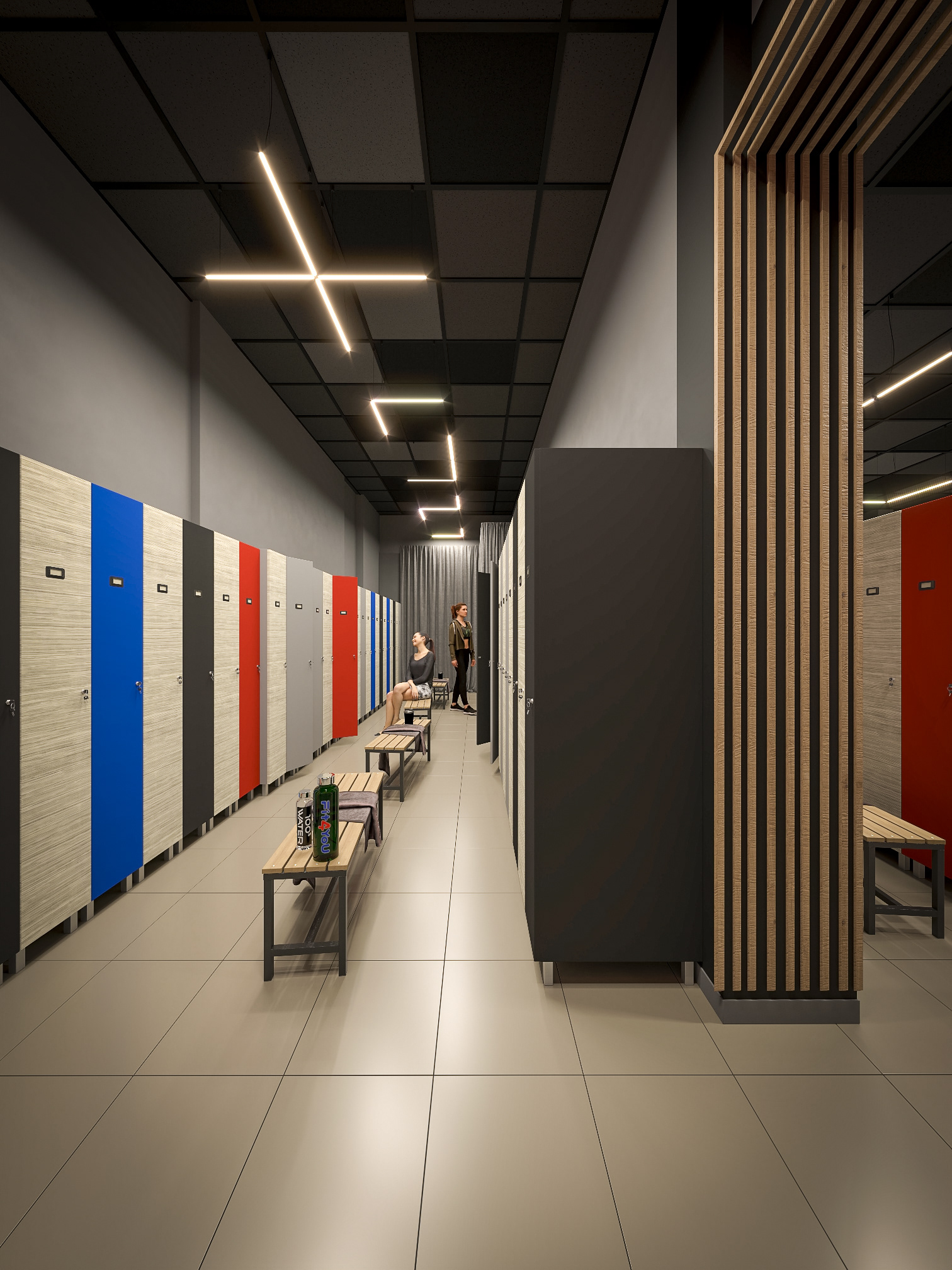 Fit4You 健身中心室内设计丨Planar Architecture Design Studio-15