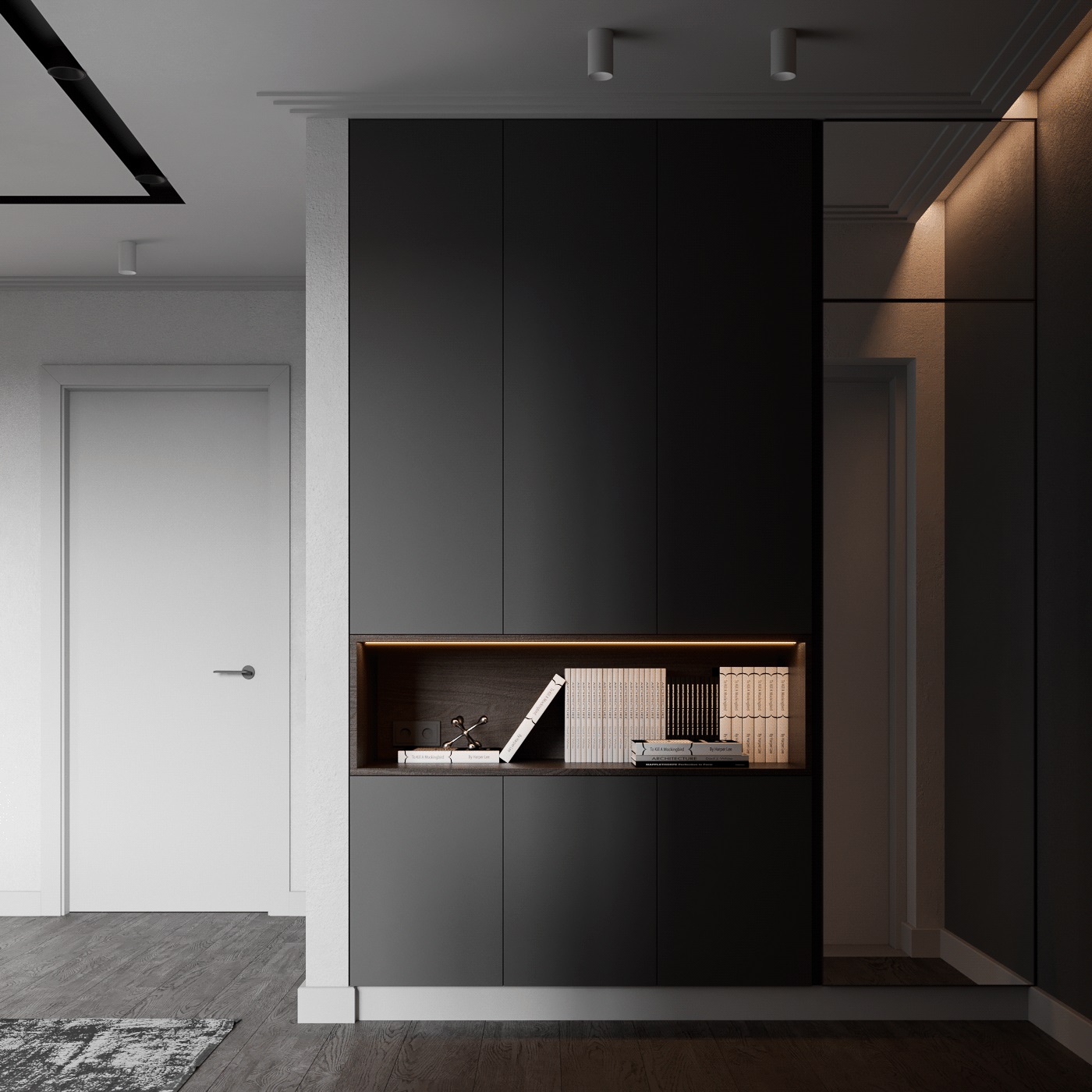 59㎡简约风小空间公寓设计 既舒适又精致！-0