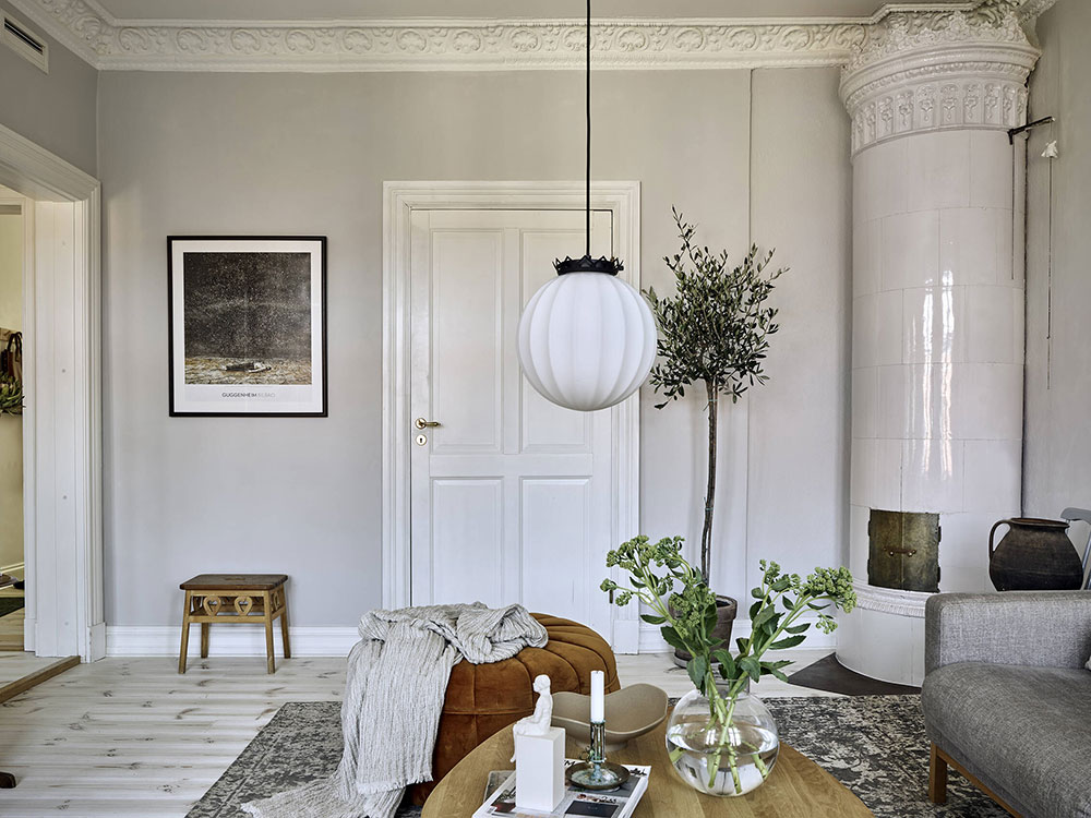 宁静的斯堪的纳维亚式公寓-11