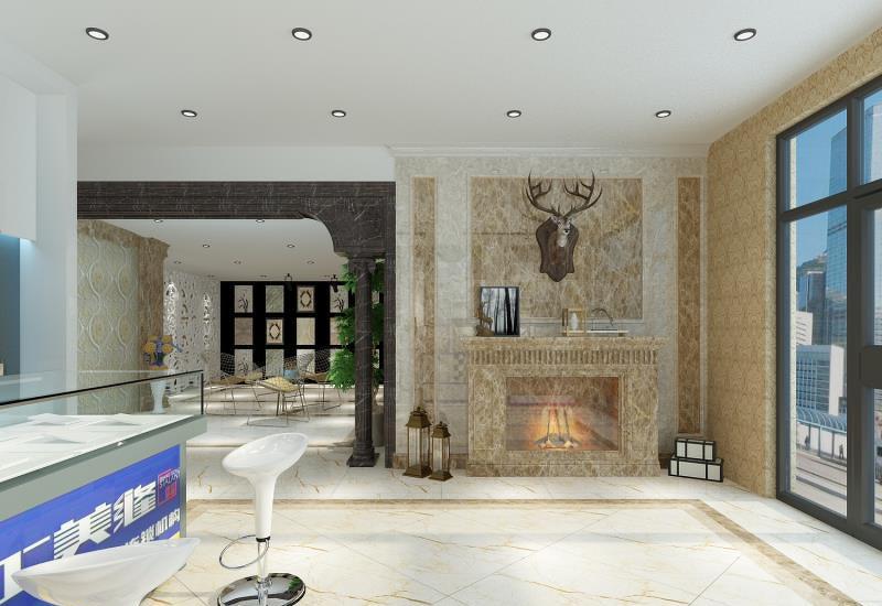 居然之家美缝石材店室内设计案例解析-2