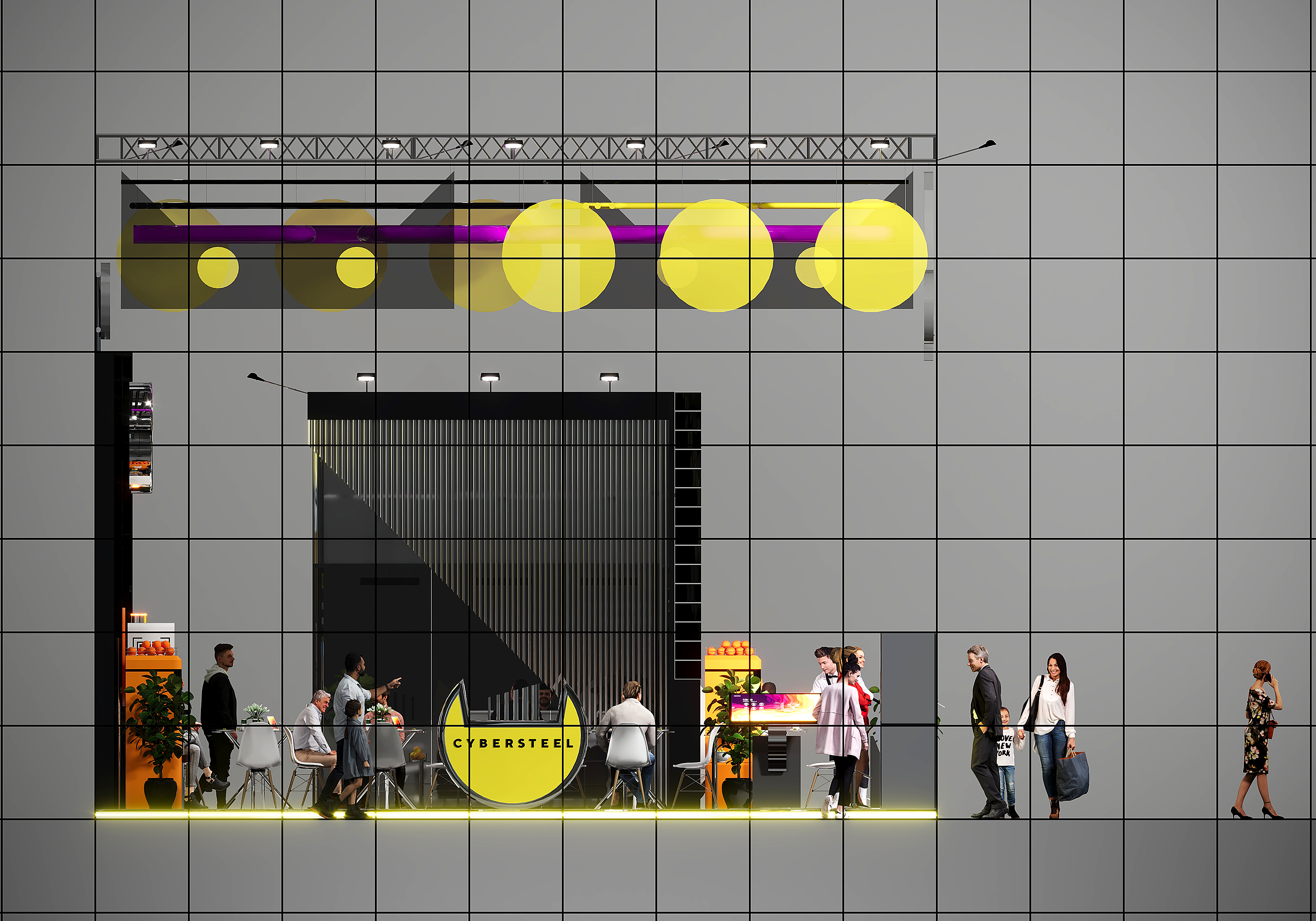 CYBERSTEEL展览展示架设计丨俄罗斯莫斯科丨Michail Koznev-47