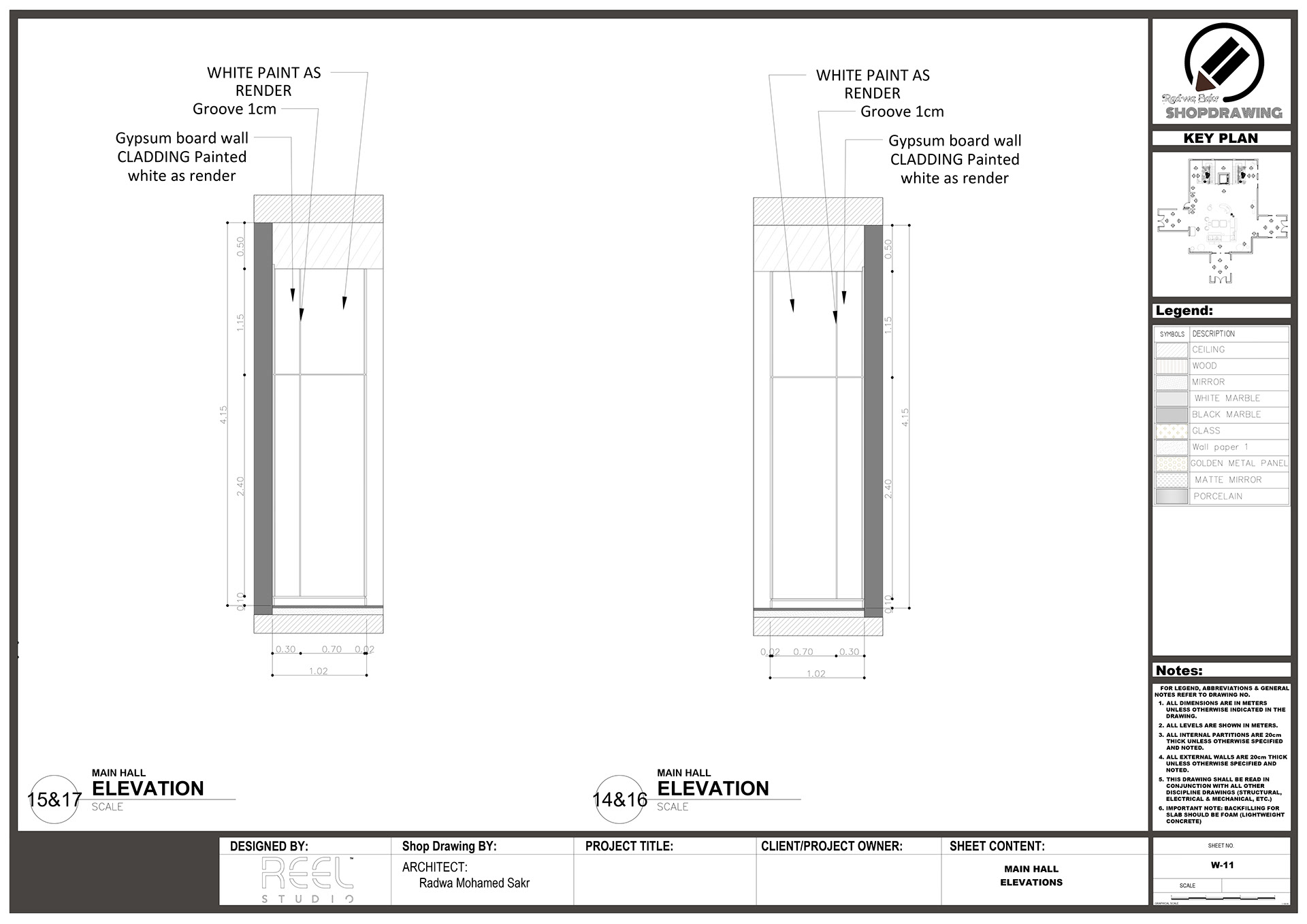 ShopDrawing For Main Hall in Residential Palace-13