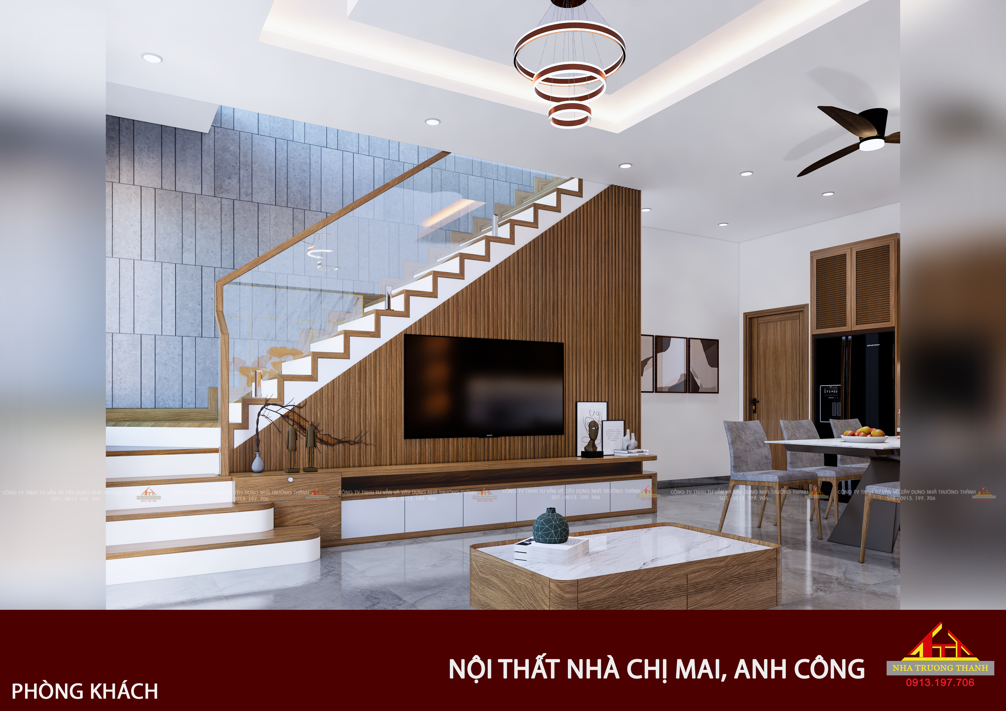 Nội thất, ngoại thất nhà chị Mai, anh Công ( Đà Nẵng )-3