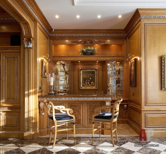580平米经典独栋别墅室内设计丨设计师 Татьяна Цивилева-12