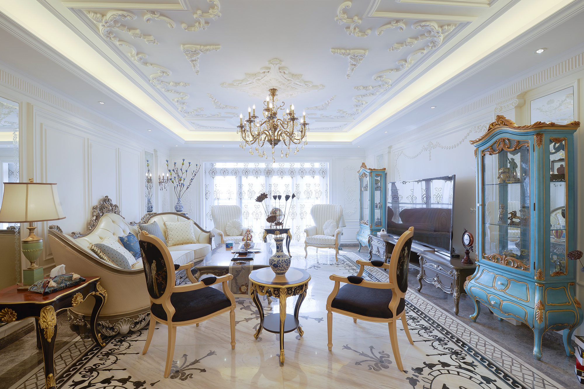 法式贵族风住宅的田园气息-3