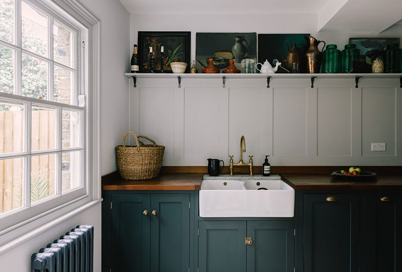 伦敦 19 世纪家园的复古绿意-9