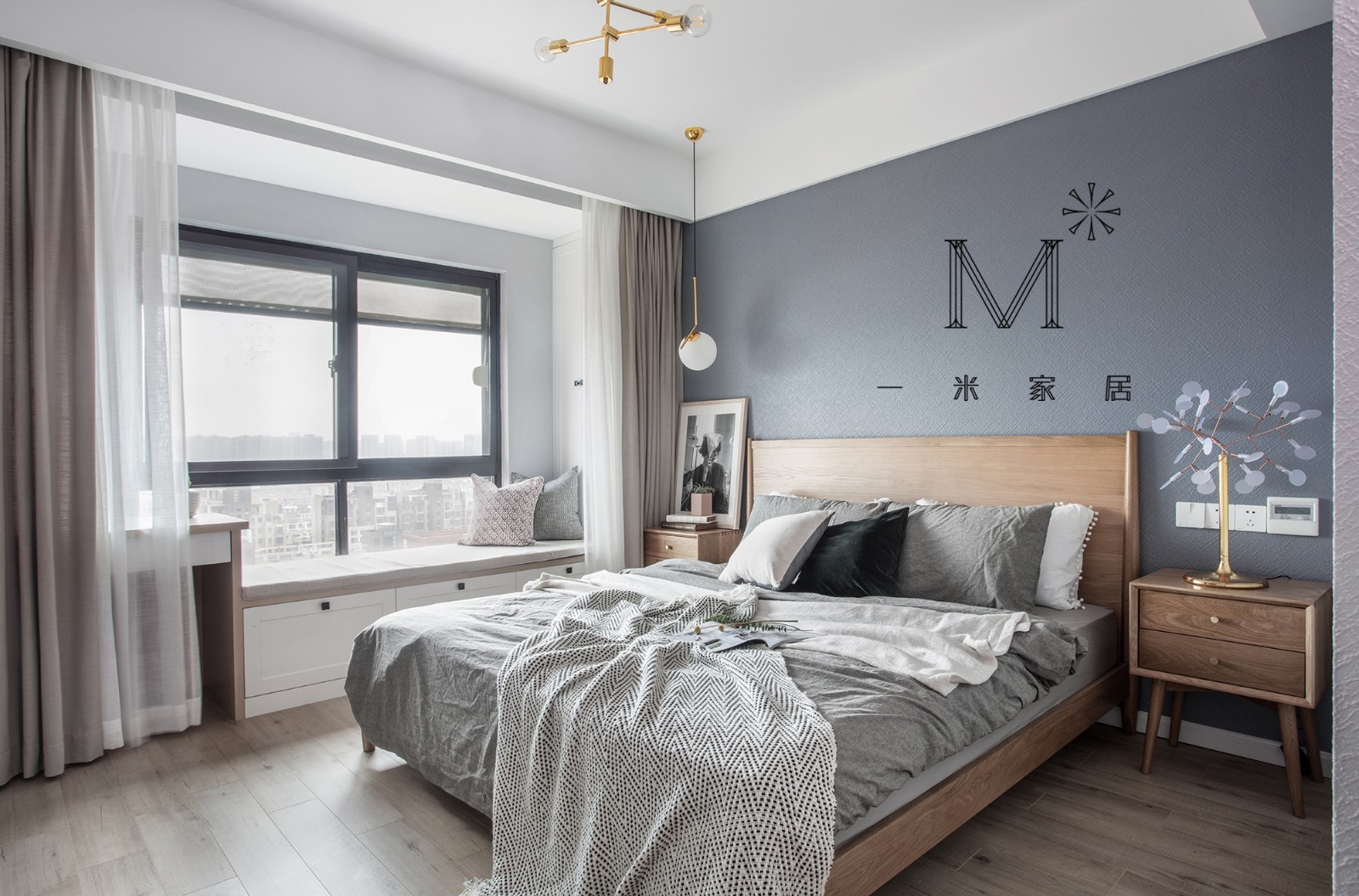 北欧风清新家居，吉他声与青草味的完美融合-14