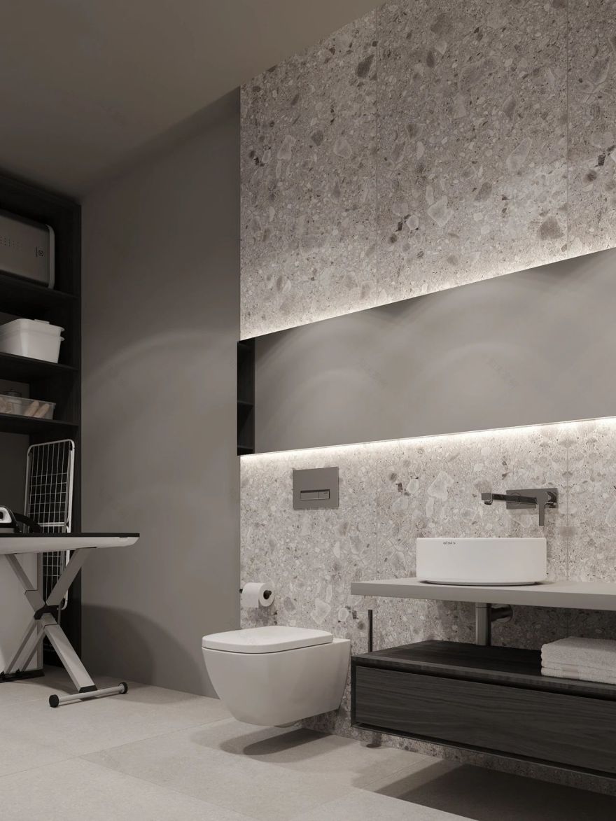 现代简约北欧风家居空间设计丨俄罗斯丨Aspecta Studio-61