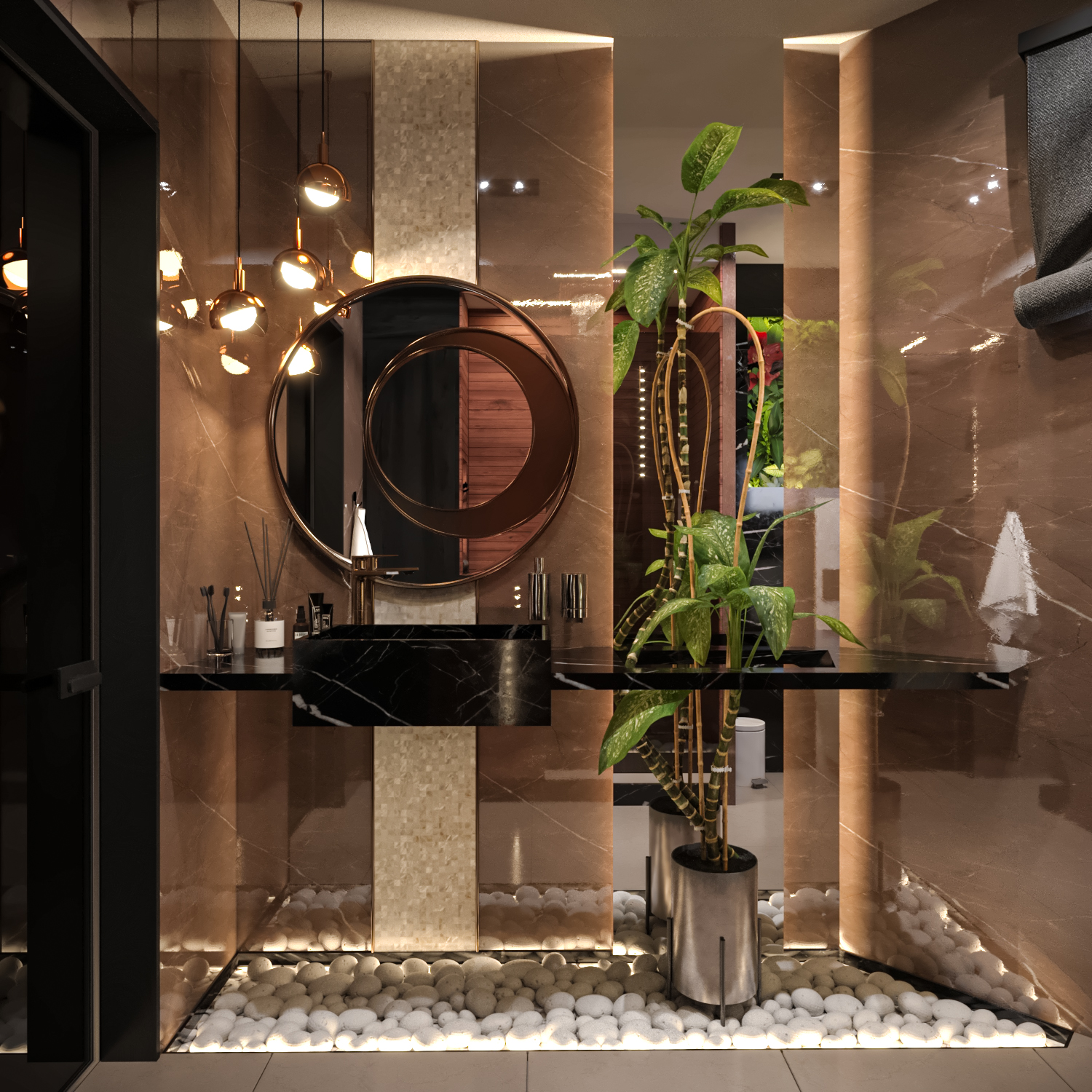 海德公园山景别墅丨埃及开罗丨Atrium Design  Ahmed Rabie-60