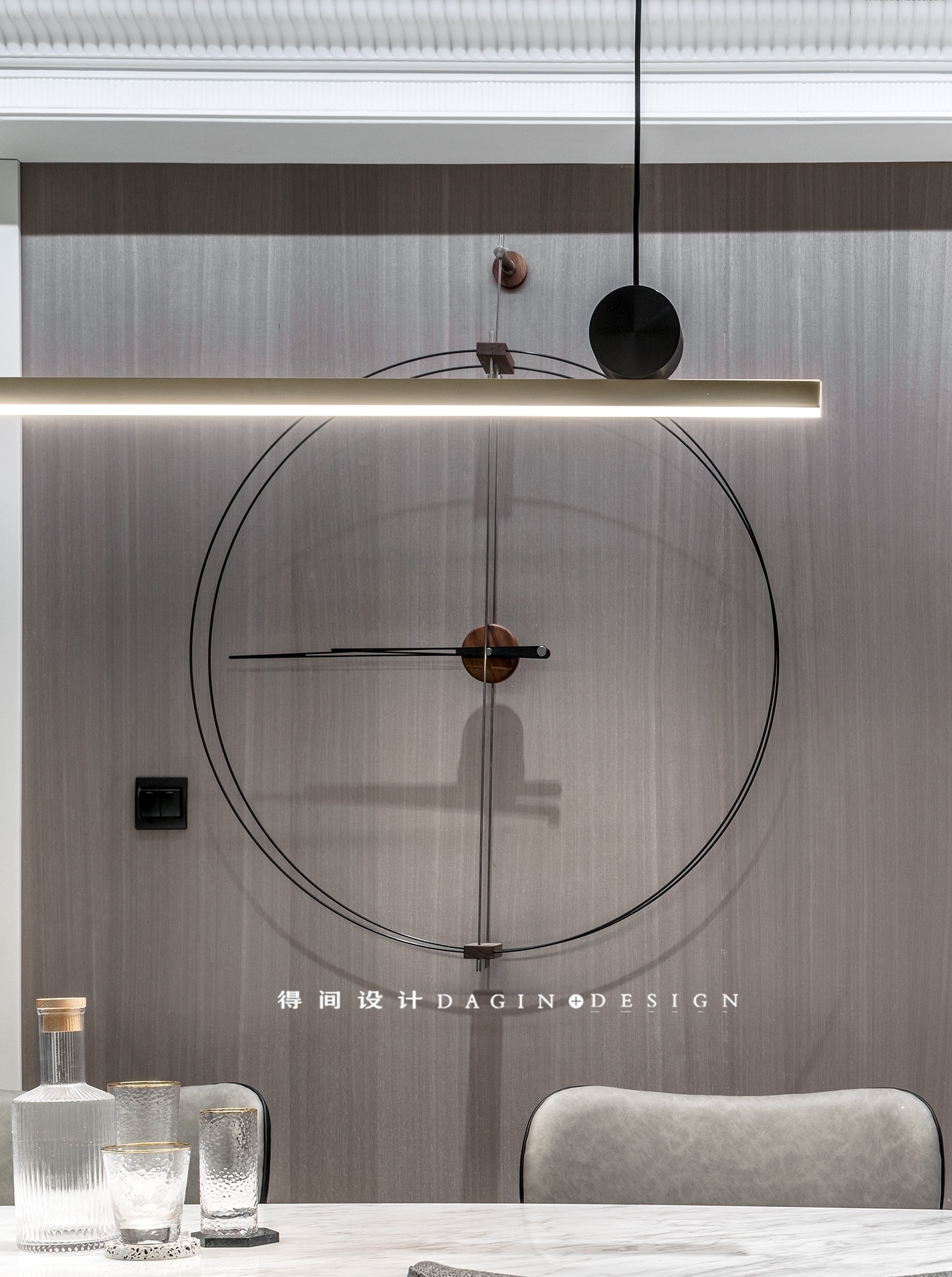 《情书》中的家 | 武汉绿地名邸公馆 130㎡四居室设计-6