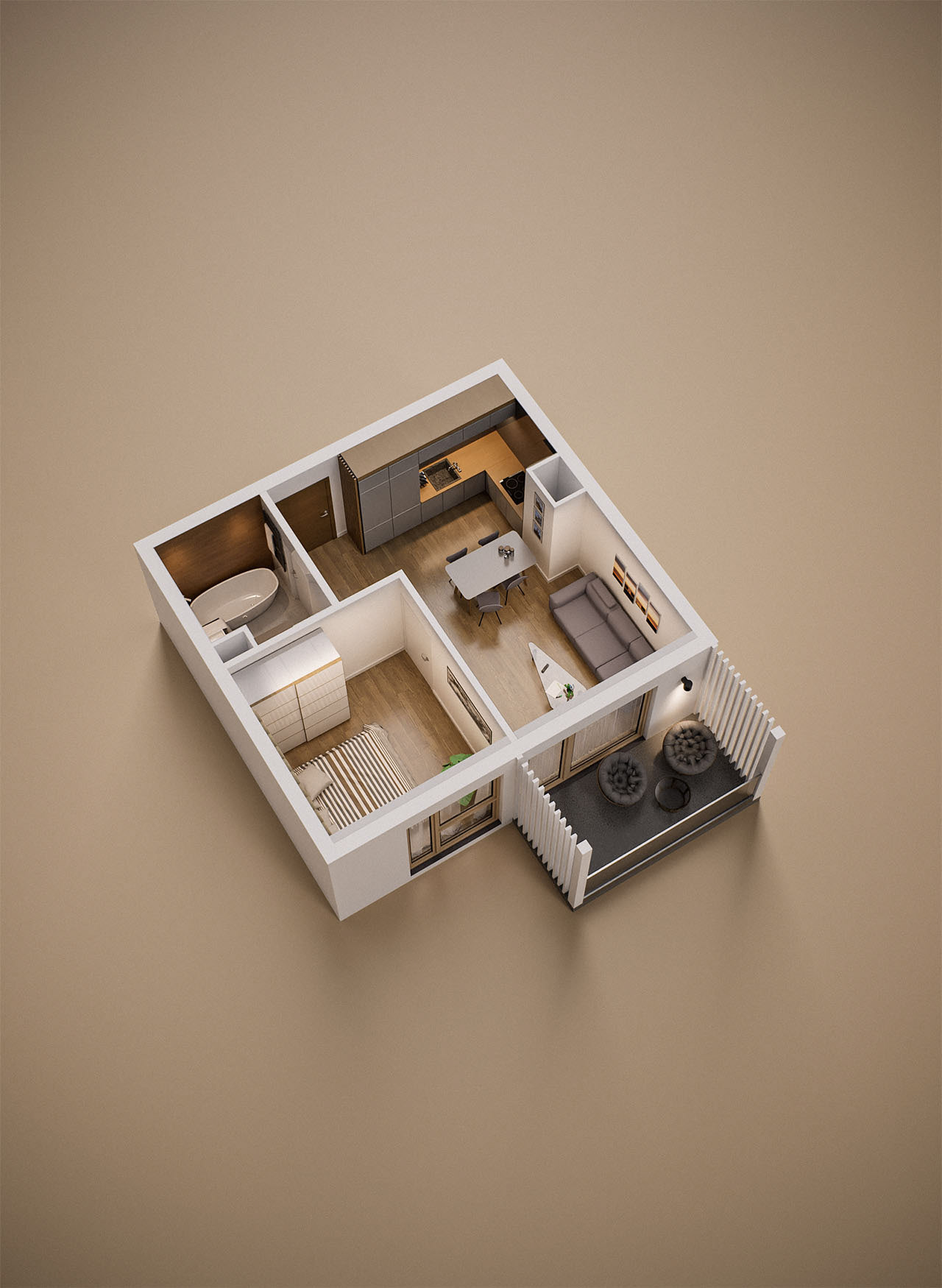 Katowice公寓3D效果图项目丨波兰卡托维兹丨Adam Klimas-10