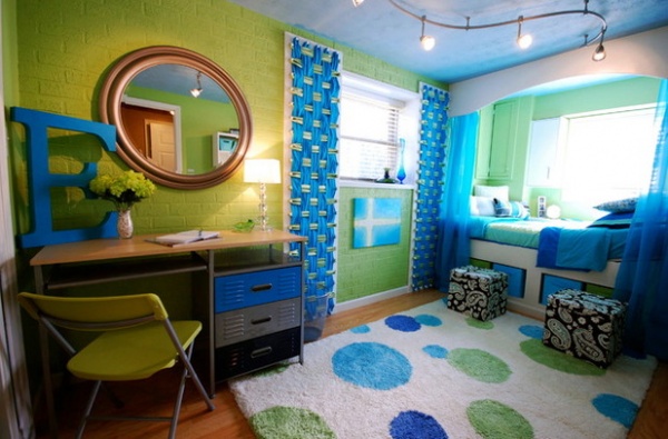 6个改造儿童卧室摒弃粉色的装饰方案-18