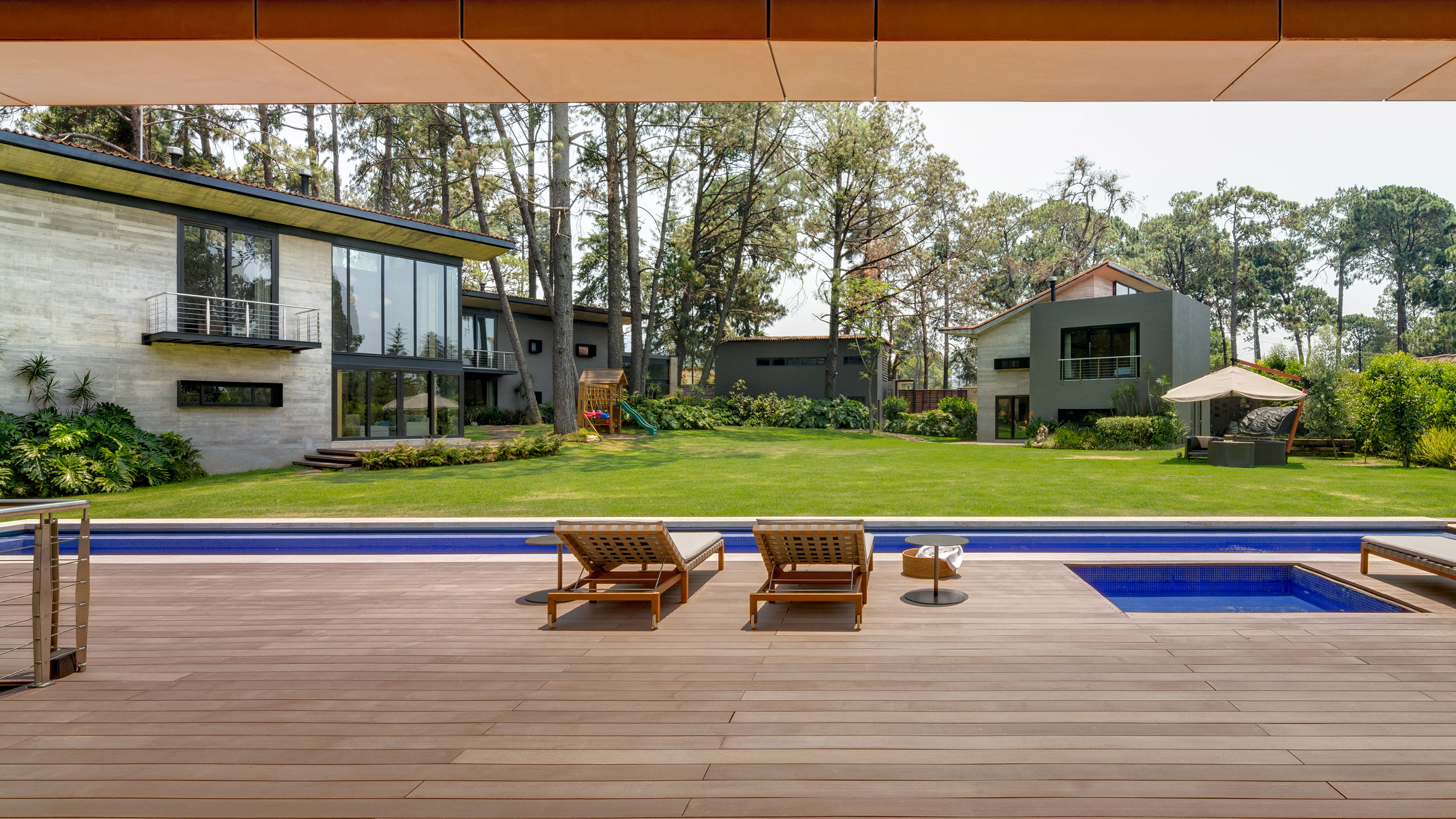 Five separate houses form Mexican estate by Vieyra Arquitectos-0