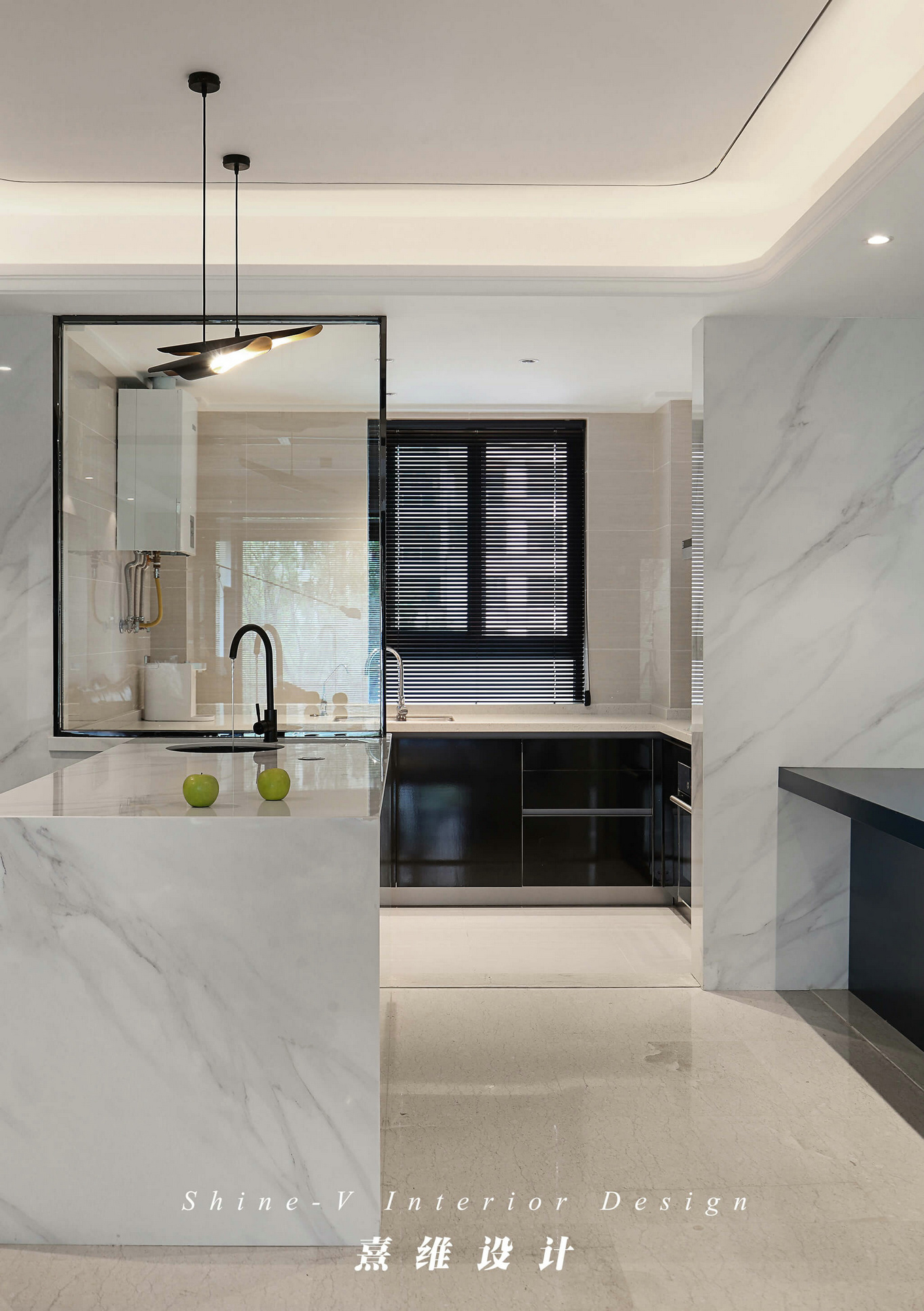 鲁能公馆气质简约之家,设计师巧妙改造精装房-38