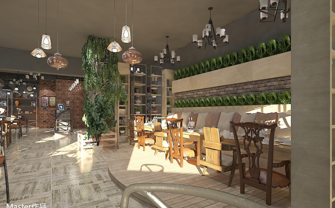 
工业风格咖啡厅 -6