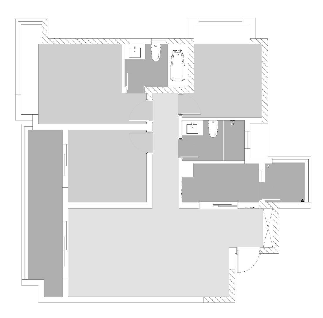 精装房改造,演绎空间精神内核-4
