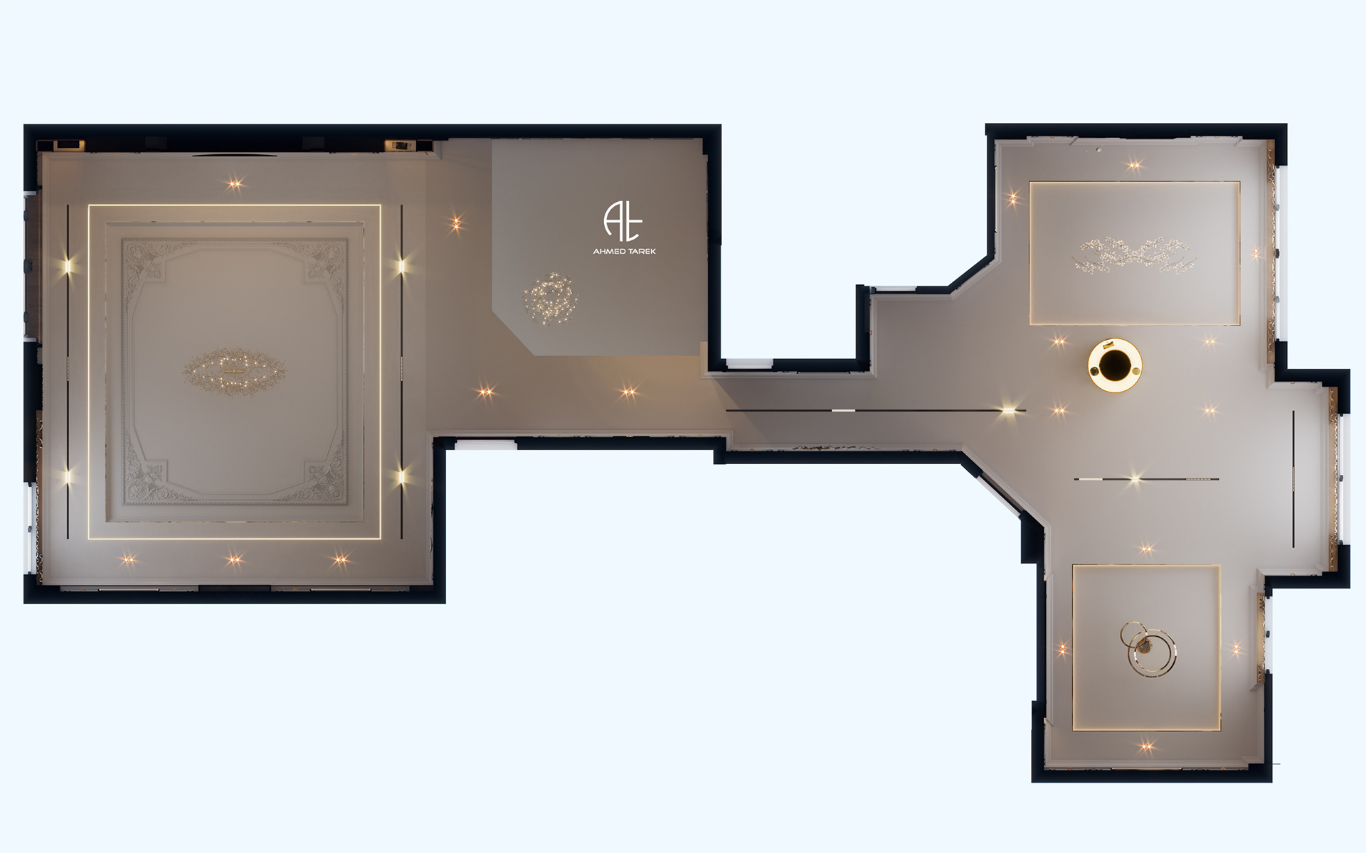 DiamondLu·urious 别墅接待处设计丨埃及开罗丨AHMED TAREK-26