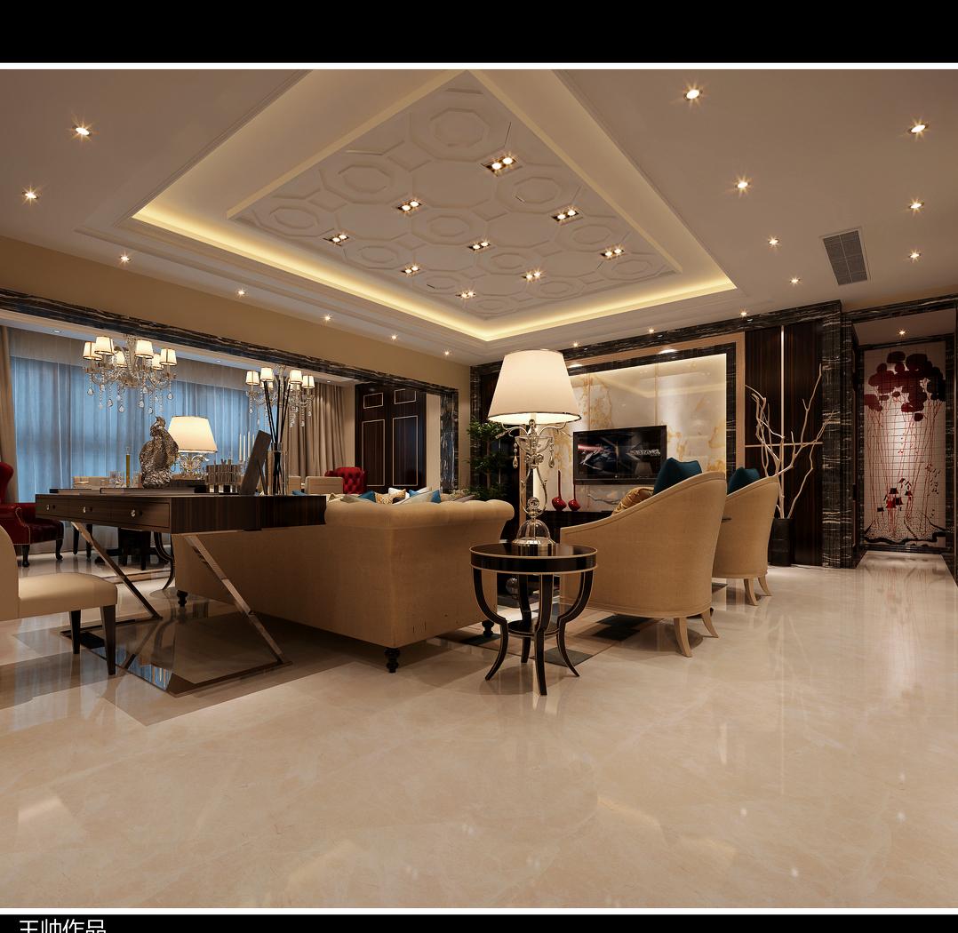 260㎡大平层圆床设计，打造浪漫梦幻空间-6