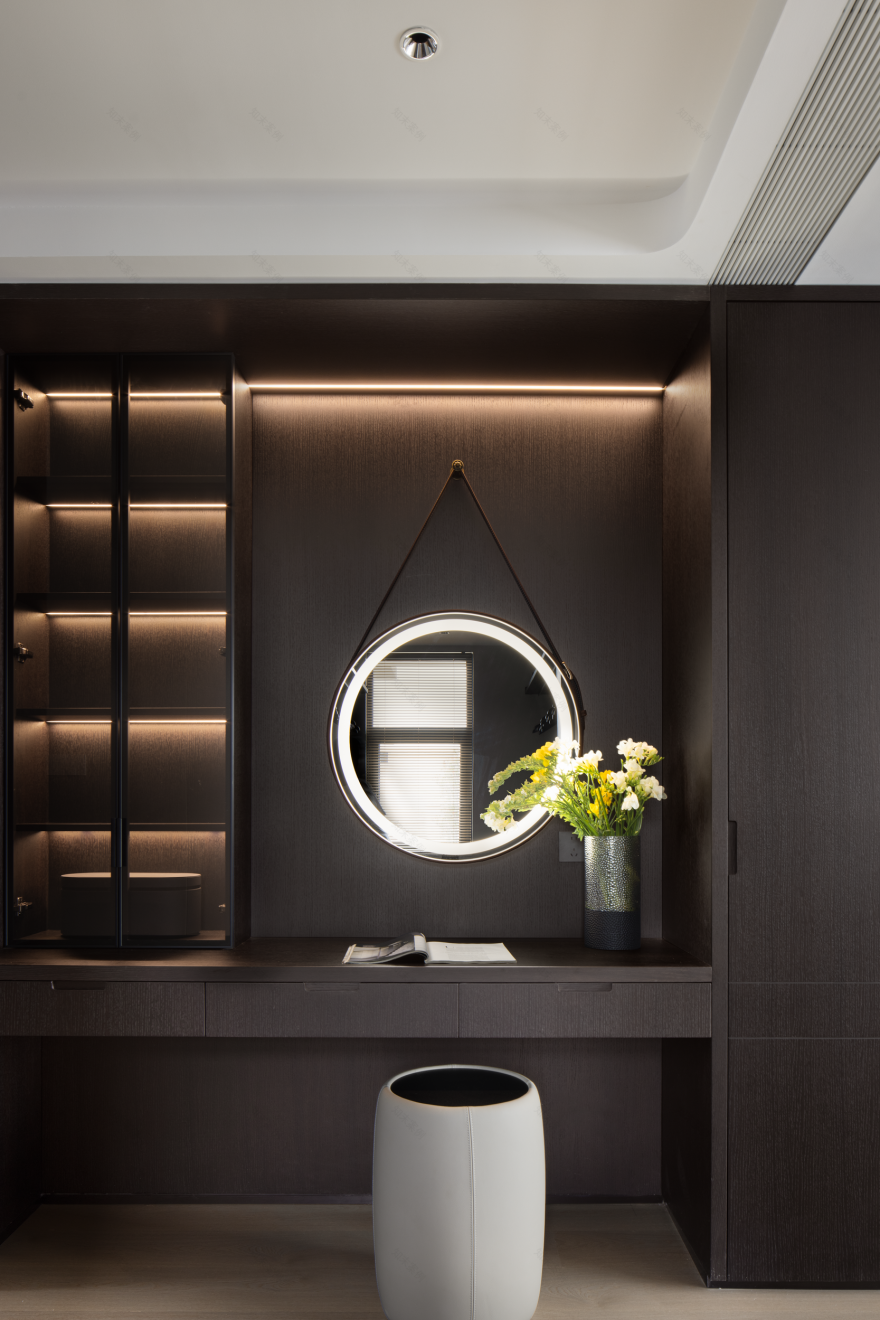 集美湖湖畔顶层复式轻奢住宅设计丨中国厦门丨间空设计-14