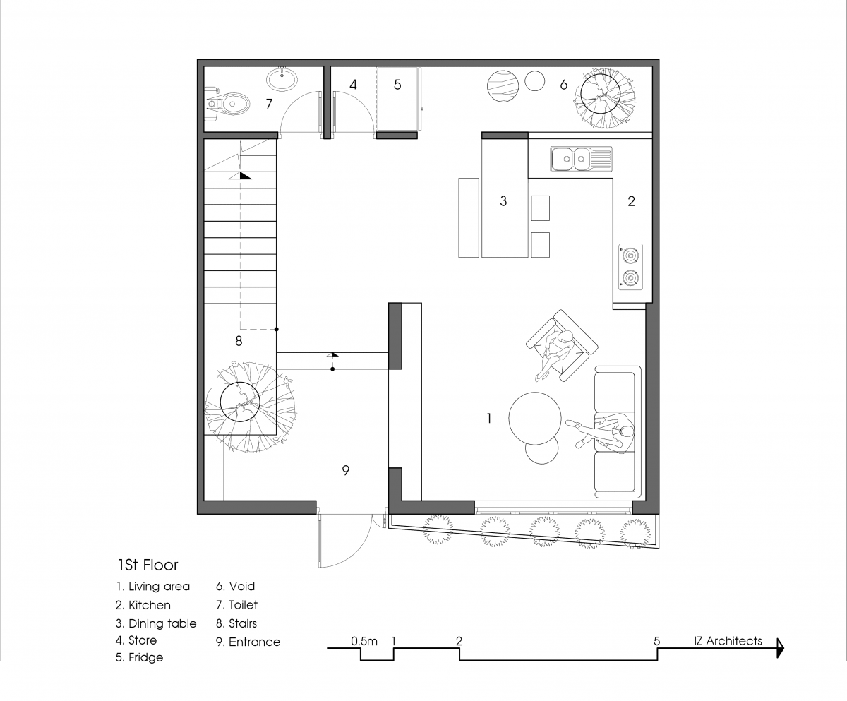 绿意盎然，连接自然的 7×7 之家-9