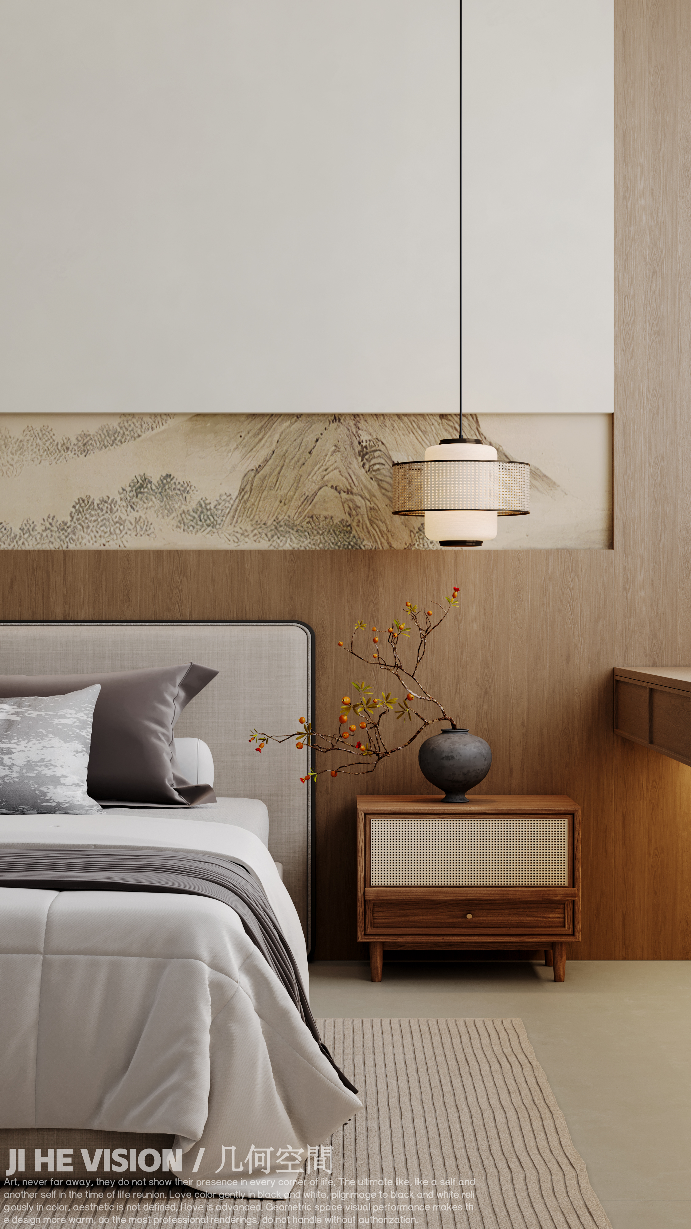 几何空间视觉表现 | 悠然南山别墅宋式美学空间（3）-10