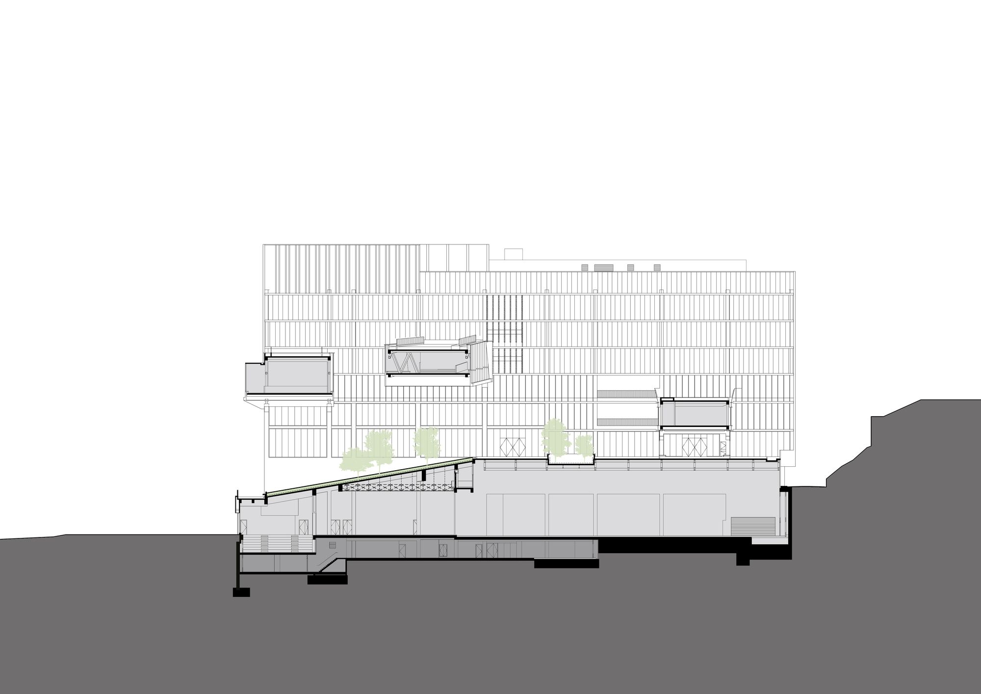香港珠海学院新校园设计 | 迷你城市,密集连接-54