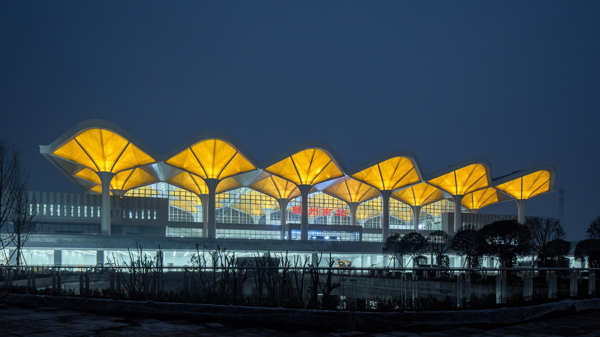 汉十高铁随州南站丨中国随州丨中南建筑设计院-48