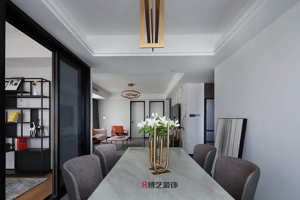 嘉兴中梁壹号院 120㎡现代轻奢浪漫空间-21