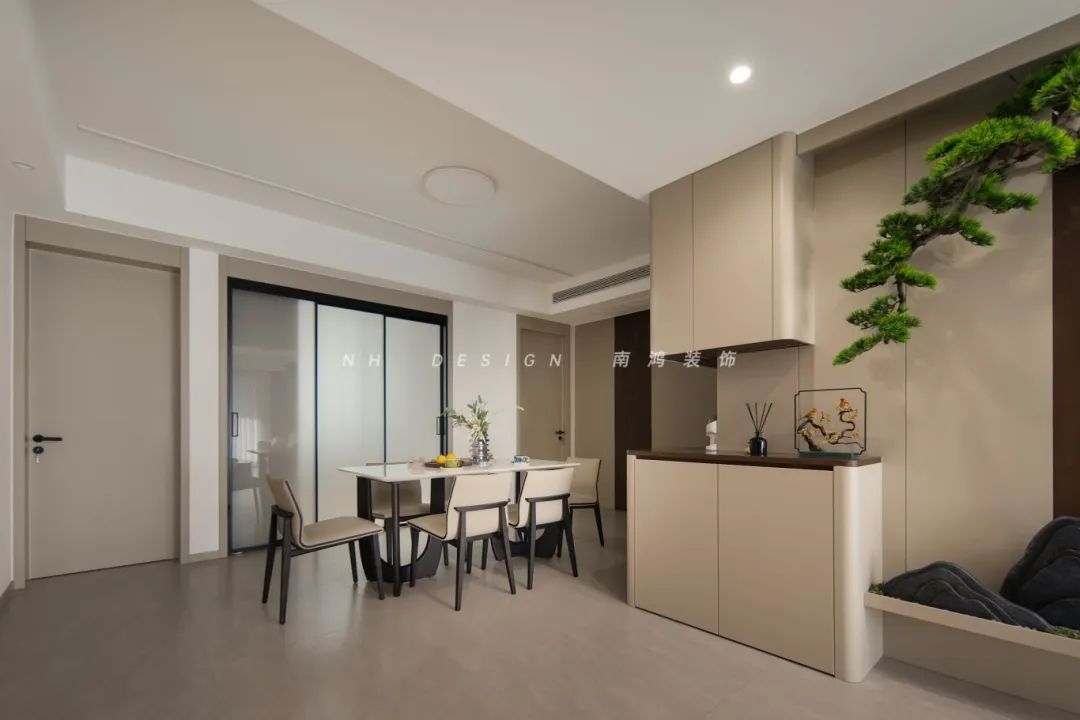 134㎡现代混搭 · 木色松韵,筑静雅中式梦丨中国杭州丨浙江南鸿装饰-45